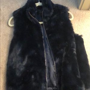 Jcrew furry vest